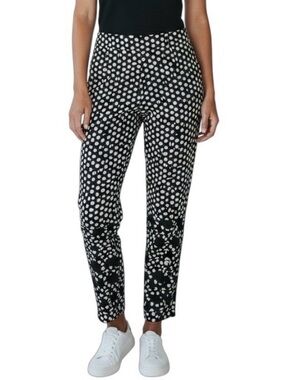 ADRIENNE VITTADINI Woman’s Black and White Drawstring Pants size Small